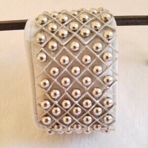 Free with $20 purchase 8" stretchy silver ball bracelet